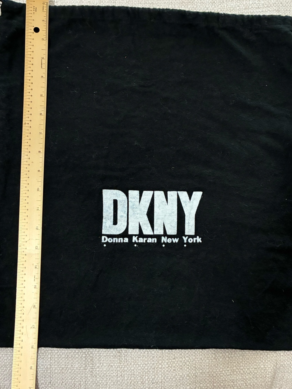 DKNY Black Logo Dust Bag - Donna Karan New York EUC &18”x17” - Picture 5 of 6